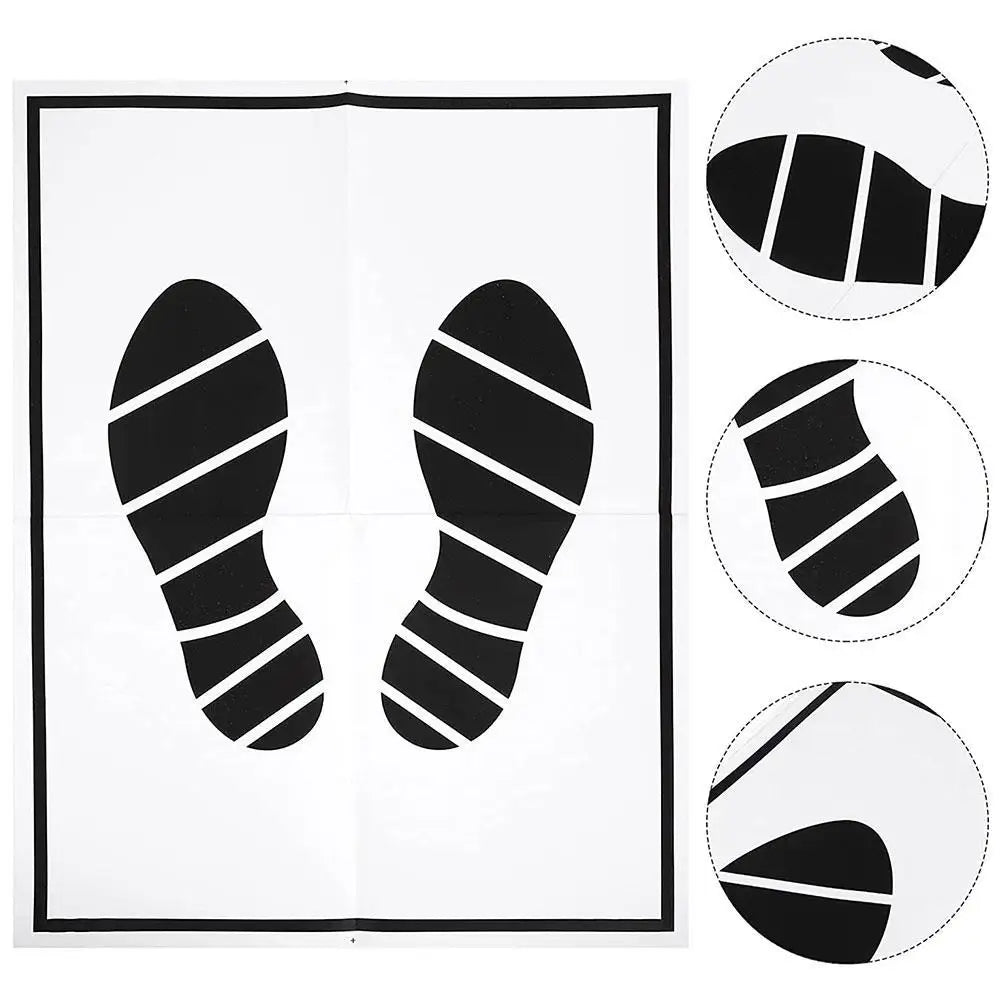 25/50Pcs Disposable Car Foot Mats Portable Paper Vehicle Foot Pads for Protection Car Accessories