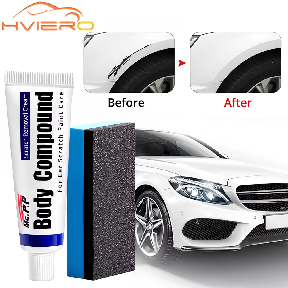 1PCS Car Clean Hard Wax Styling Body Grinding Compound MC308 Paste Care Set Scratch Paint Shampoo Auto Polishing Polish Cleaning
