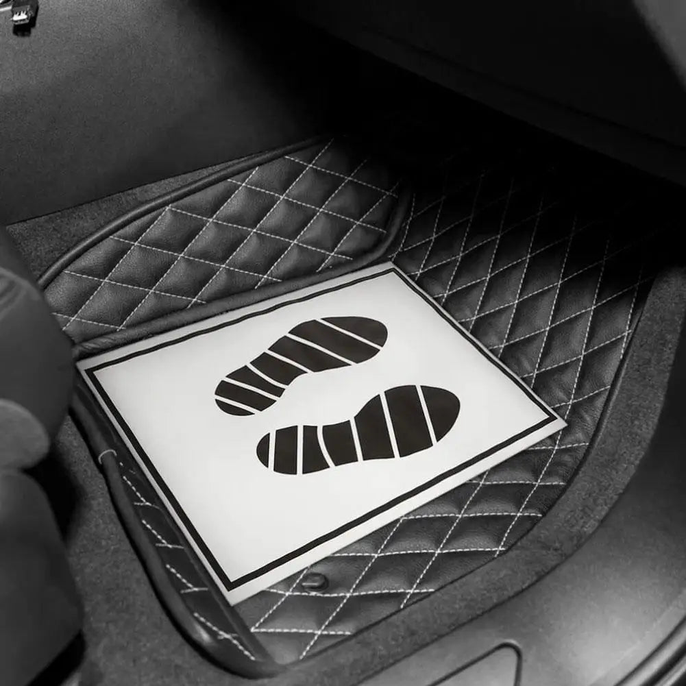 25/50Pcs Disposable Car Foot Mats Portable Paper Vehicle Foot Pads for Protection Car Accessories