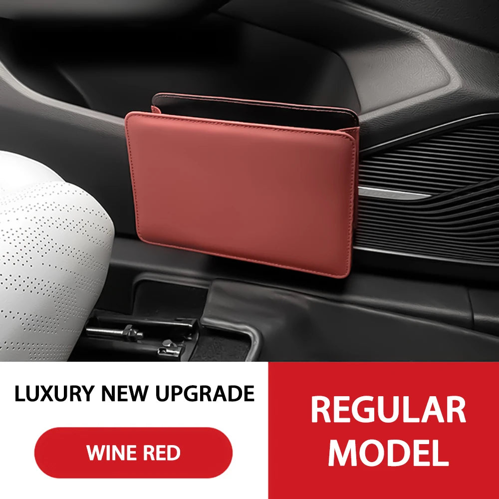 Car Trash Can Car Door Storage Box Foldable Seat Back Hanging Storage Bag Storage Box Car Accessories Interior Products