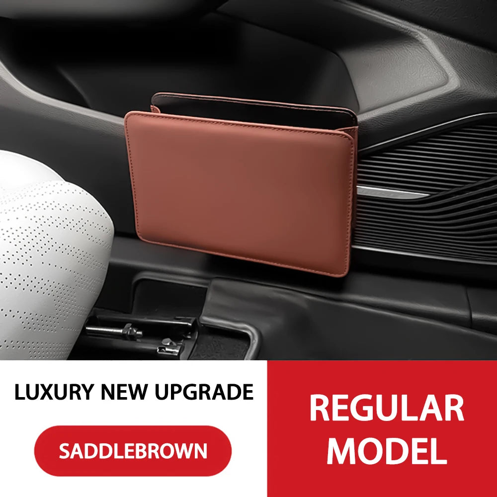 Car Trash Can Car Door Storage Box Foldable Seat Back Hanging Storage Bag Storage Box Car Accessories Interior Products