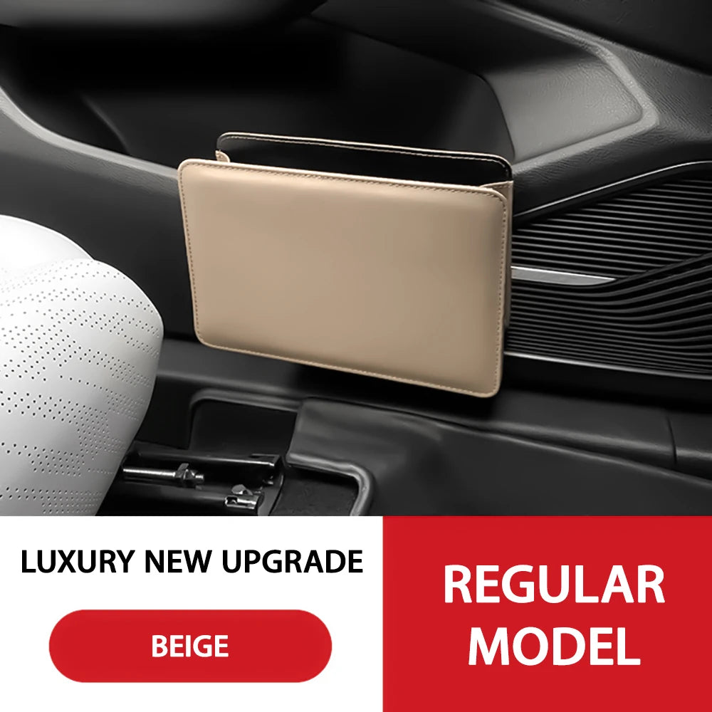 Car Trash Can Car Door Storage Box Foldable Seat Back Hanging Storage Bag Storage Box Car Accessories Interior Products