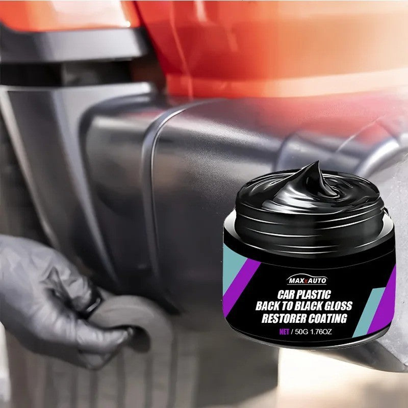 Car Plastic Restorer Back to Black Gloss Coating Leather Renovator Polish Clean