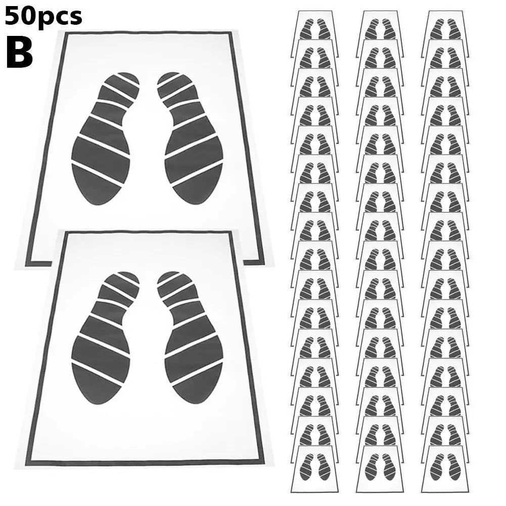 25/50Pcs Disposable Car Foot Mats Portable Paper Vehicle Foot Pads for Protection Car Accessories