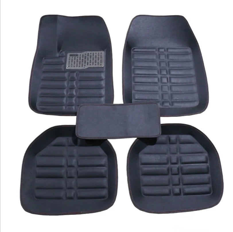 Universal Waterproof Auto Mat 1/5Pcs/Set Car Floor S Front & Rear Liner All Weather Durable Carpet